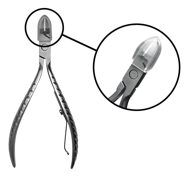 Alicate Desencravador de Unhas Cabo Chanfrado Aço Inox 1763B 4