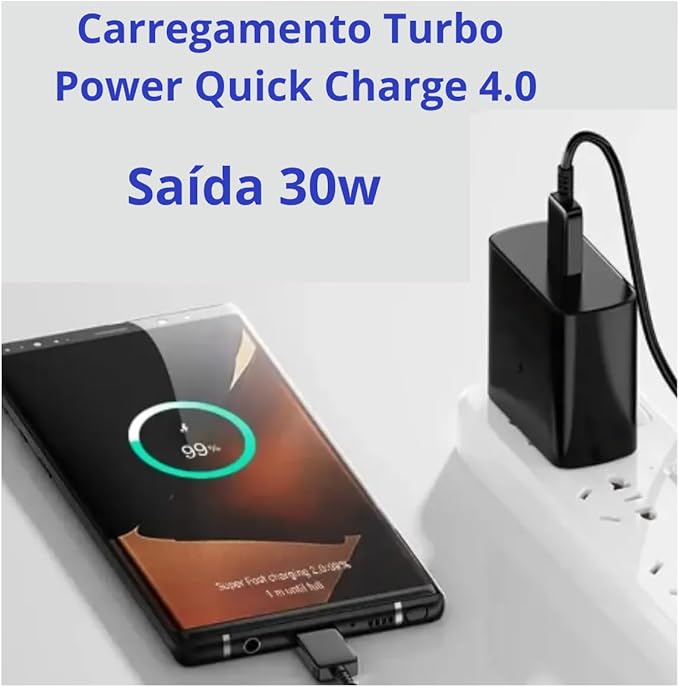 Carregador Turbo 30 W 4