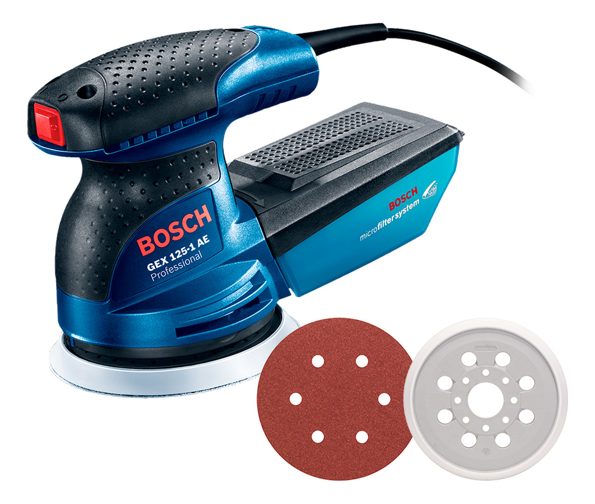 Lixadeira Orbital Bosch GEX 125-1 AE 250 W 2