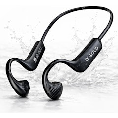 Fone de Ouvido Esportivo Open Ear Bluetooth Condução Óssea A'Gold