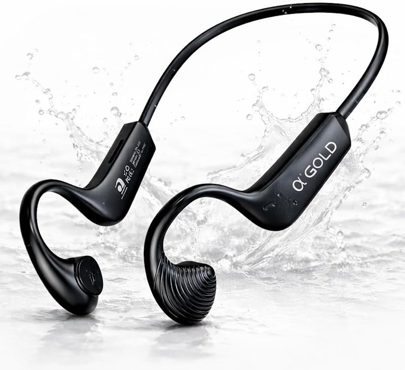 Fone de Ouvido Esportivo Open Ear Bluetooth Condução Óssea A'Gold 1