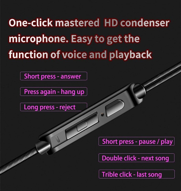 Fone de Ouvido In-Ear QKZ AK6 5