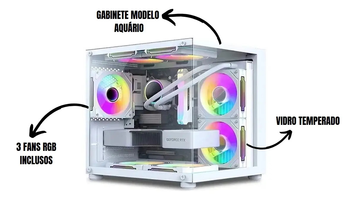 PC Gamer Completo Alligator Shop Intel i7 3770 2