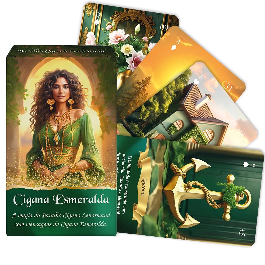Baralho Cigano Lenormand Cigana Esmeralda 3
