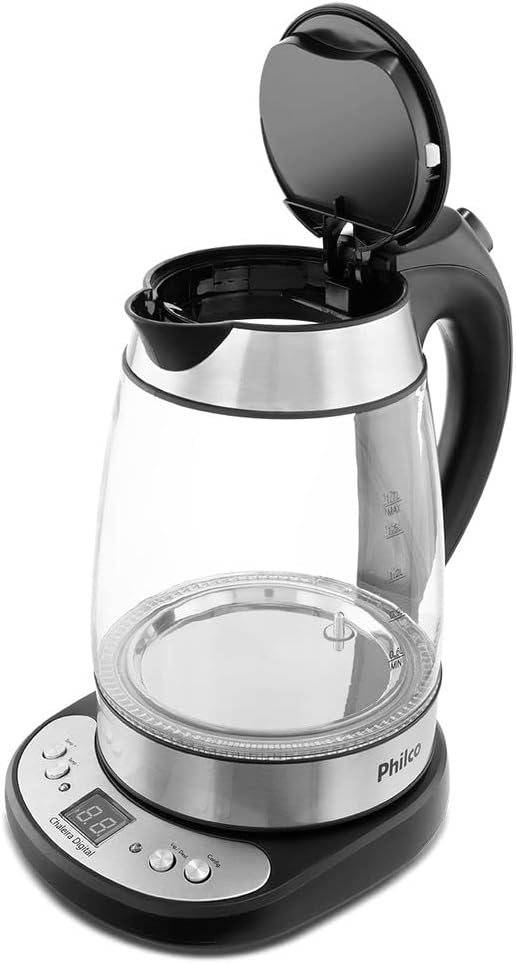 Chaleira Elétrica Philco PCHD 1,7 L Digital Glass 5