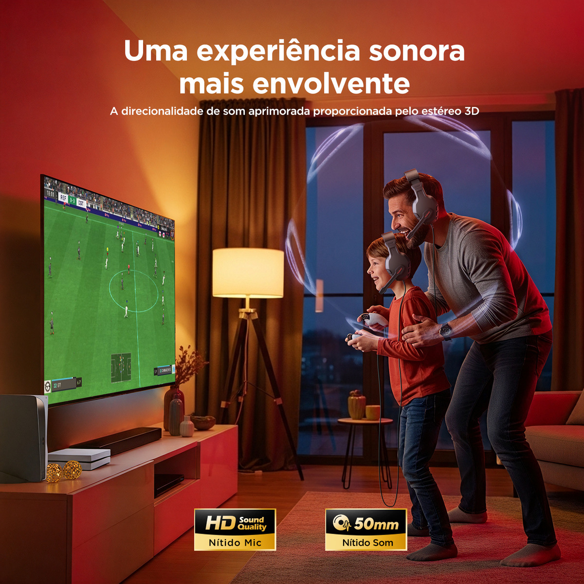 NUBWO U3 Fone de Ouvido com Fio e Microfone 3