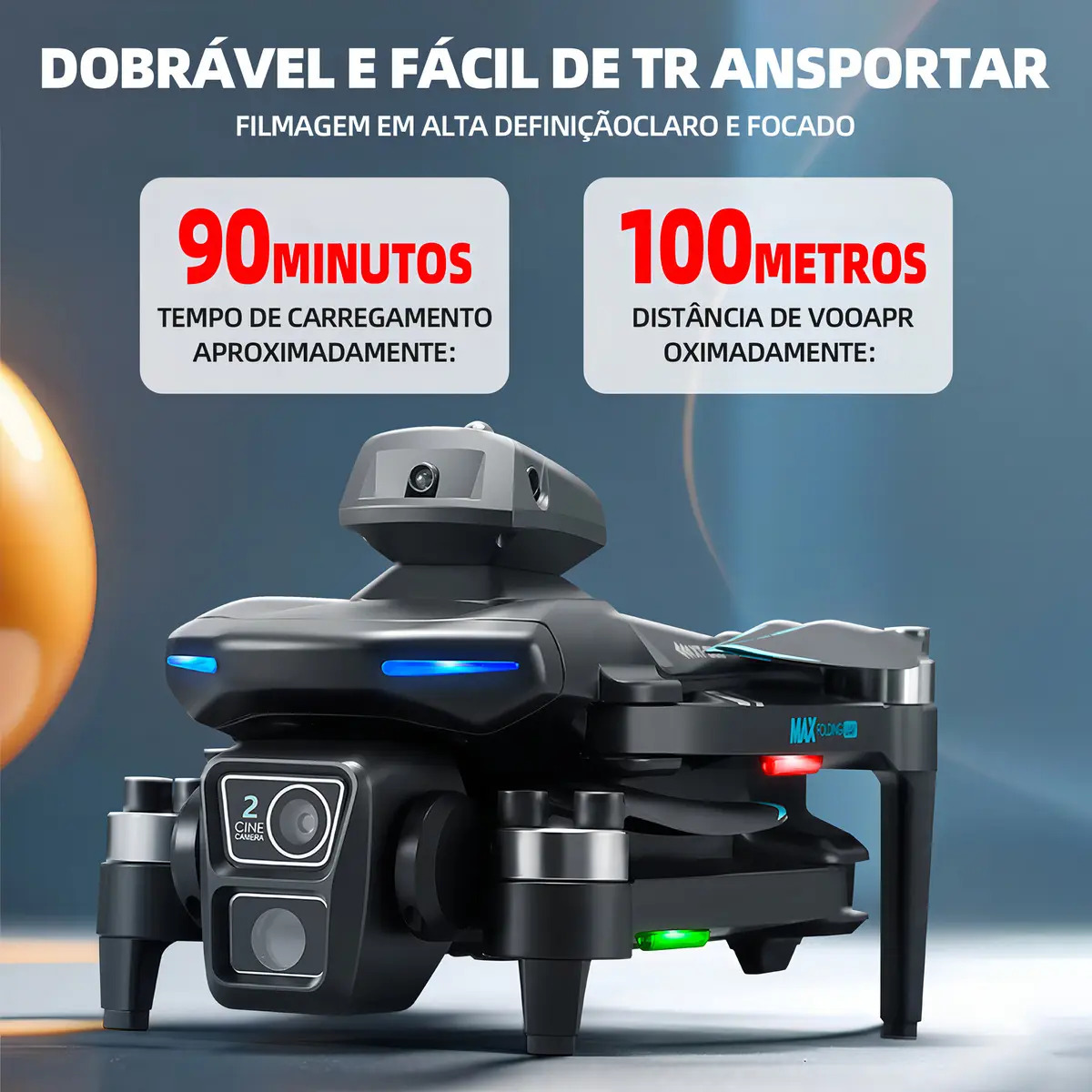 Drone com Câmera 4K 3