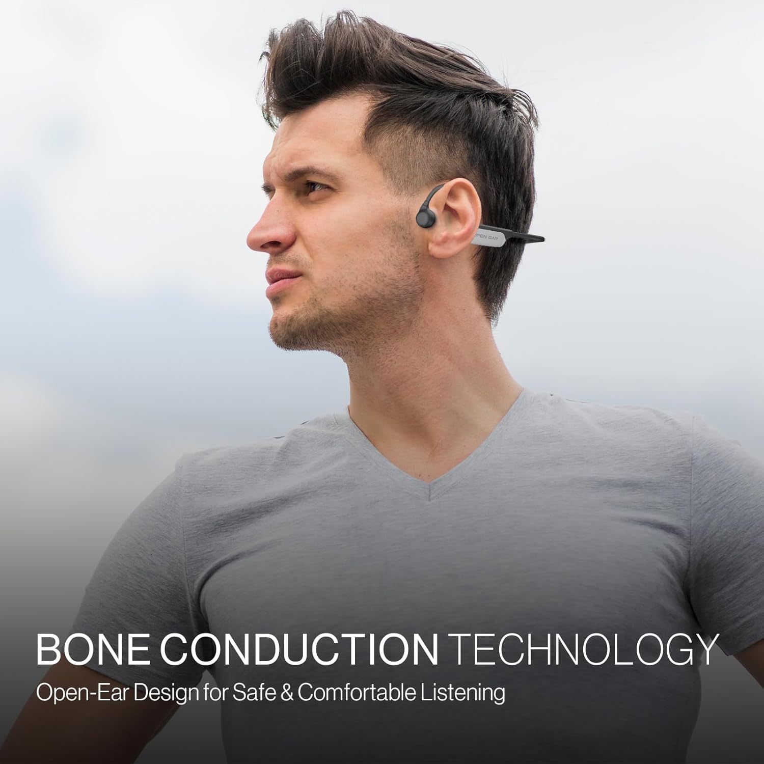 Fone Condução Óssea Bluetooth 4