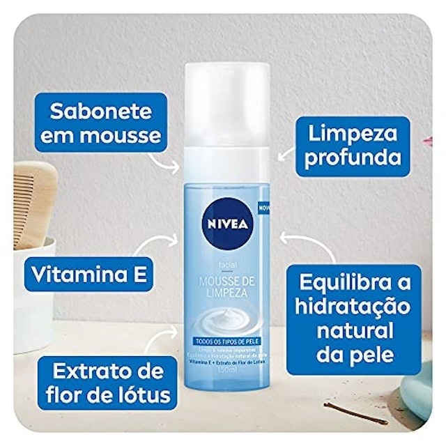NIVEA Mousse de Limpeza Facial Refrescante 4