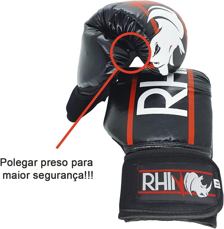 Luva Boxe e Muaythai Rhino Spank 2