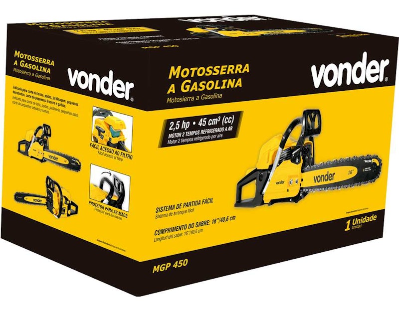 Motosserra a Gasolina Vonder MGP 450 Vonder 4