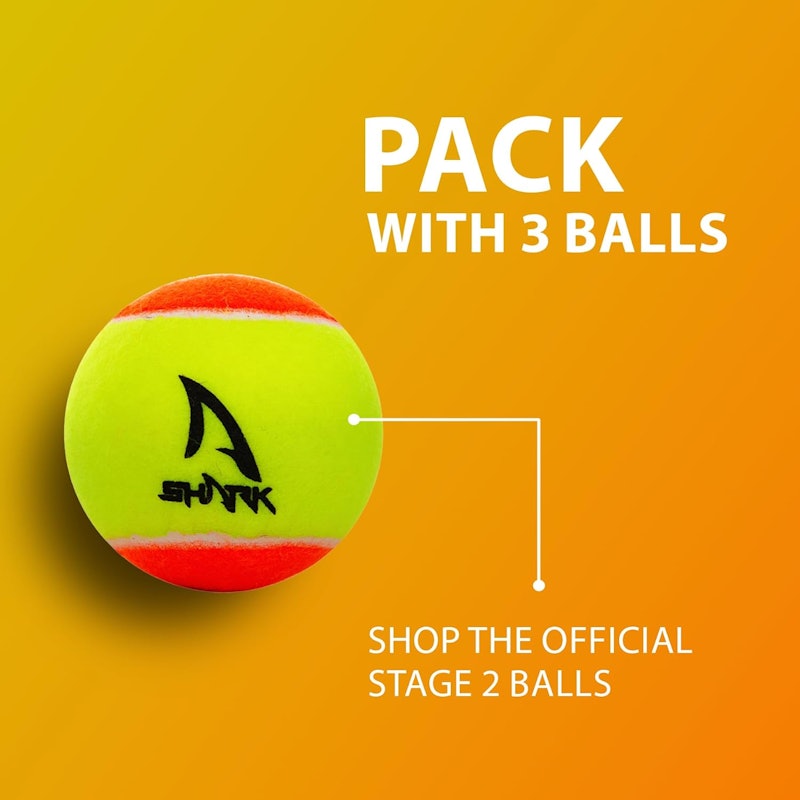 Bola de Beach Tennis Shark BT c/ 3 Pcs 3