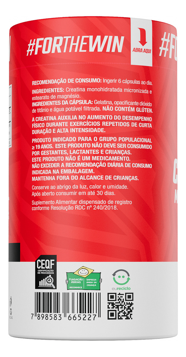 Creatina Monohidratada FTW 3