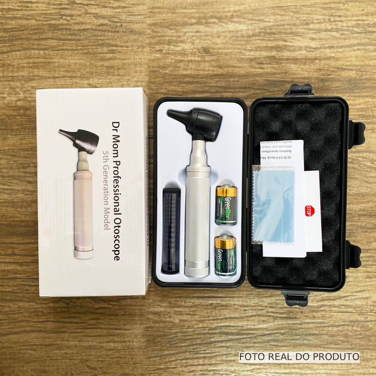 Kit Otoscópio Dr. Mom Led 5ª Geração 3