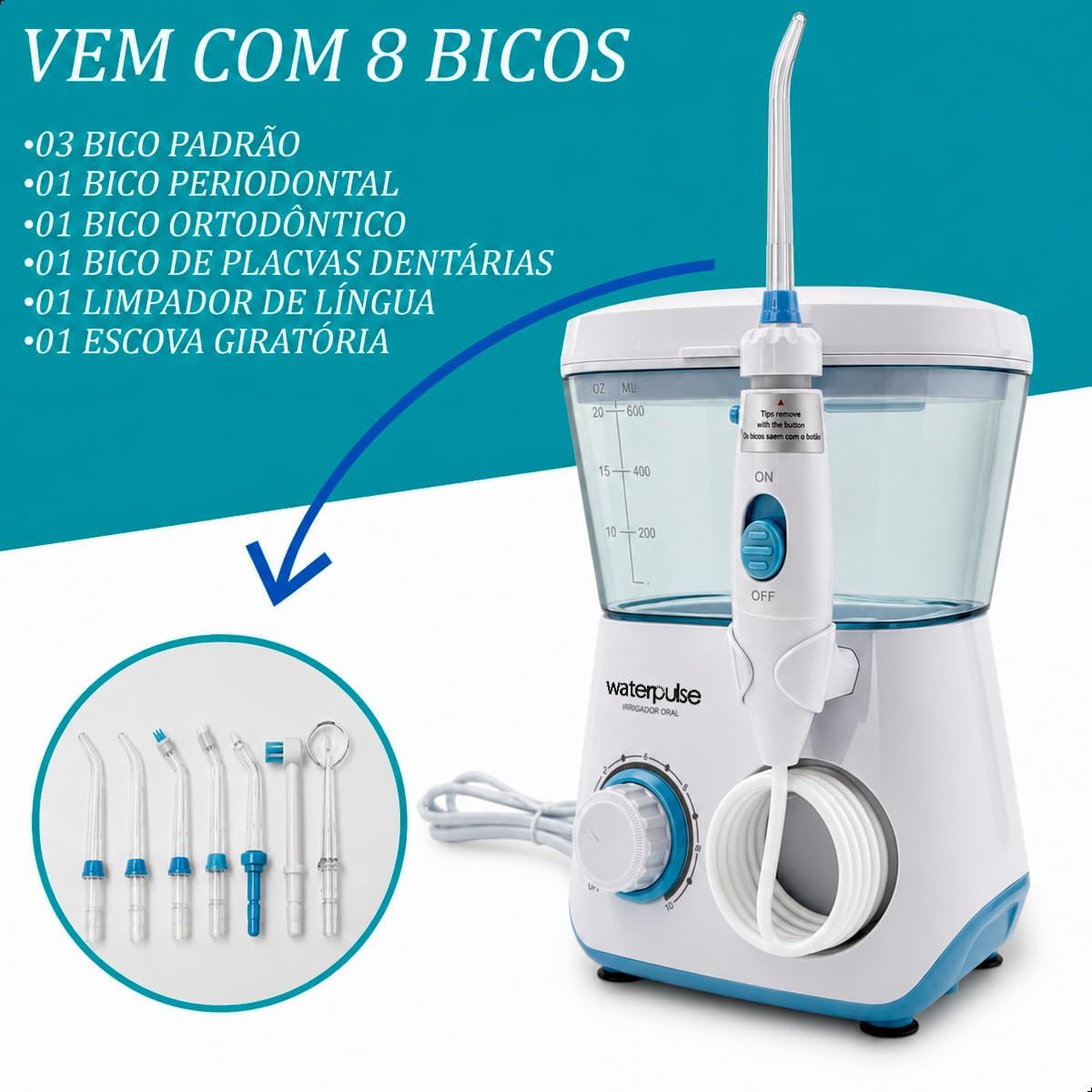 Irrigador Oral Waterpulse 5