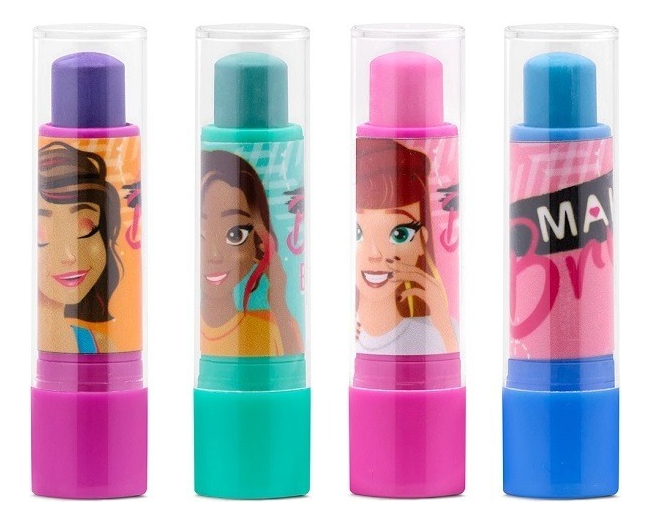 Kit Maquiagem Infantil Batom e Espelho Magico Makebrinq 5
