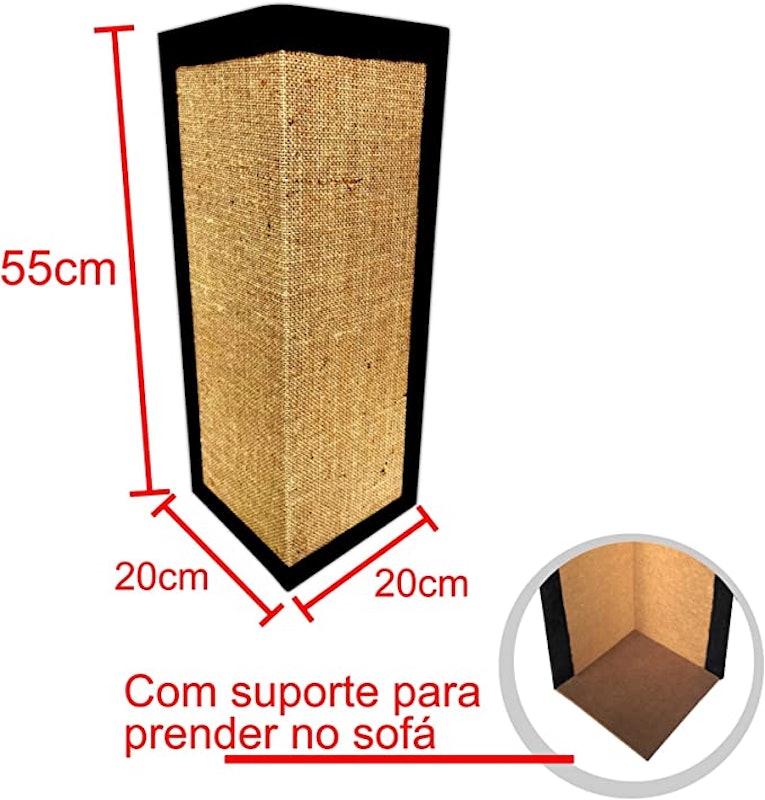 Kit 2 Arranhadores para Gato e Protetor para Canto de Sofá 2