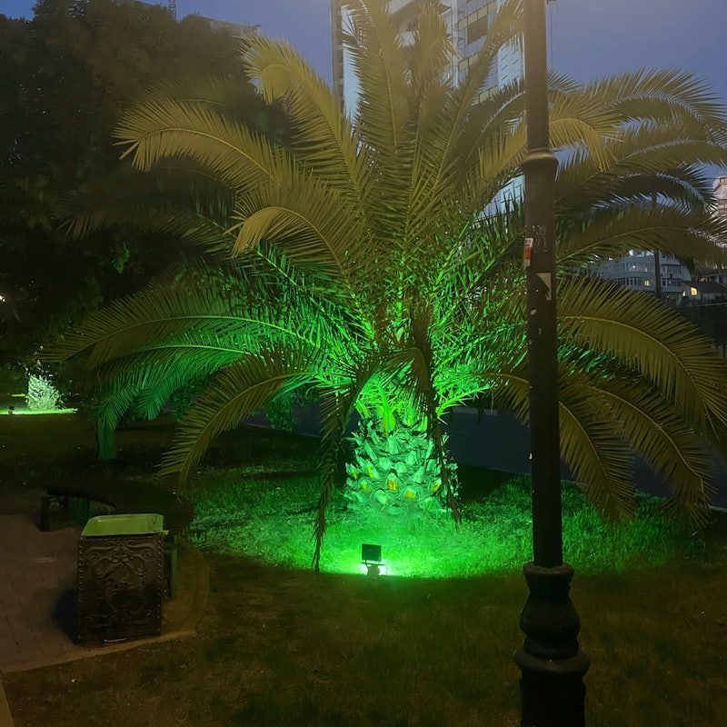 Refletor Led Holofote 50 W Luz Verde 2