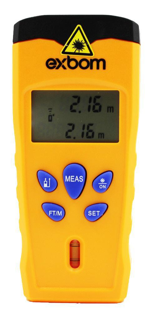 Trena Digital a Laser 18 m Exbom 1