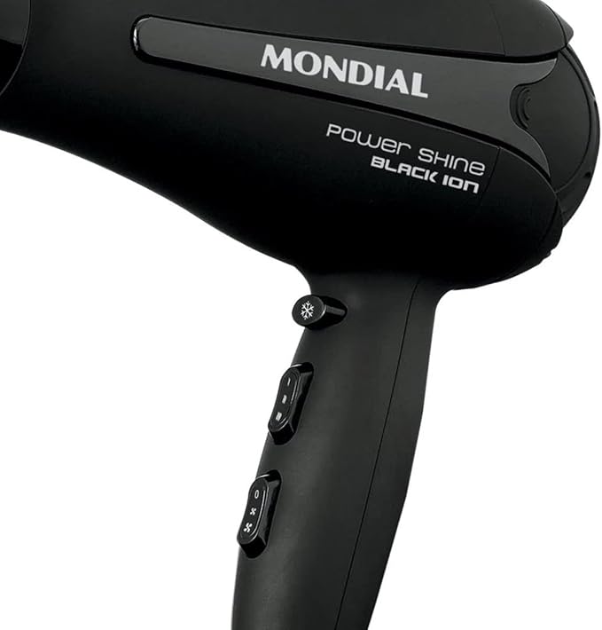 Secador de Cabelos Mondial Power Shine Black Íon SC-13 3