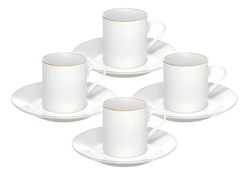Jogo de 4 Xícaras de Café Royal Linha Server 2