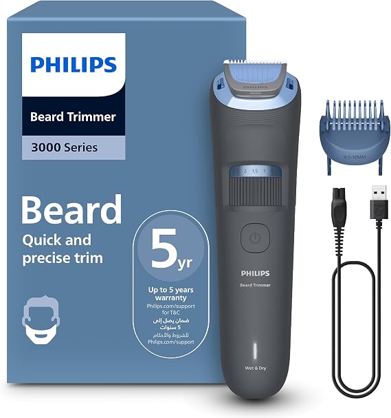 Aparador de Barba Beard Trimmer Série 3000 1