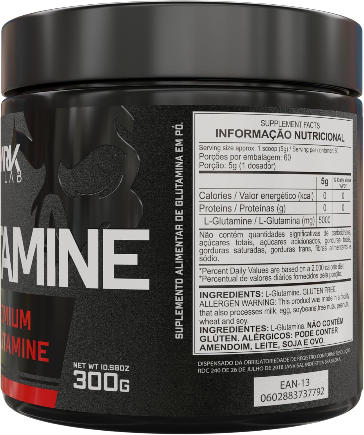 L-Glutamine Dark Lab 5
