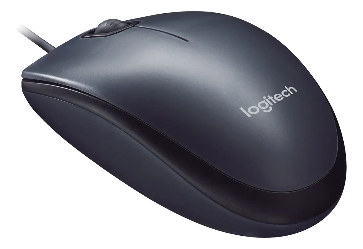 Mouse com fio USB Logitech M90 4