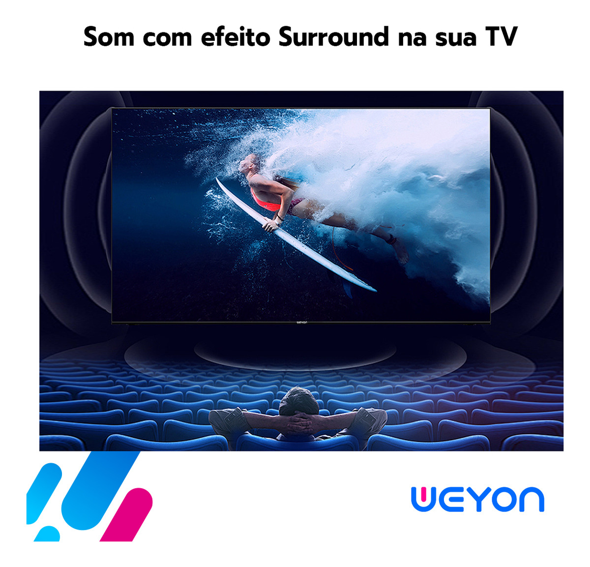 Smart Tv 40'' Full HD Weyon 2