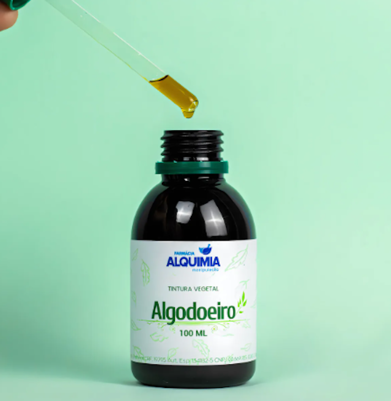 Tintura de Algodoeiro Aumento de Leite Materno 100 ml 4