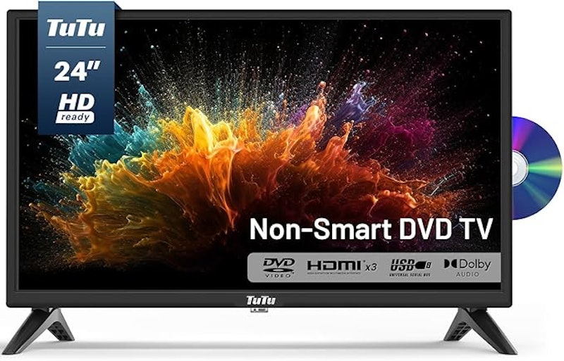 TV 24" com Leitor de DVD Embutido Tutu 1