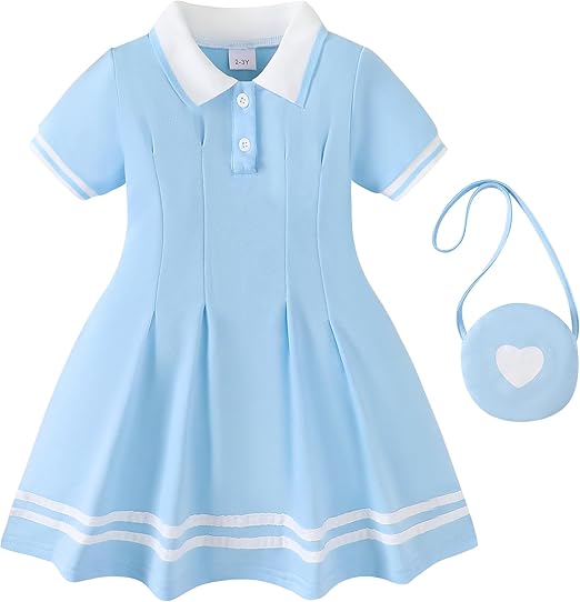 Vestido Infantil Azul 1