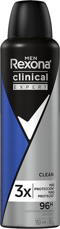 Antitranspirante Rexona Masculino Aerosol Clinical Clean 1