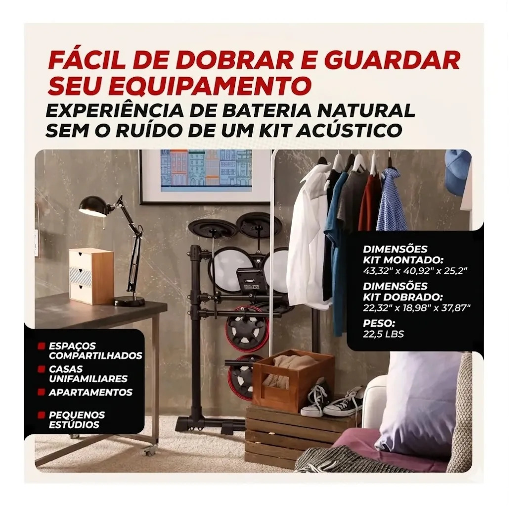 Bateria Eletrônica Turbo Max 3