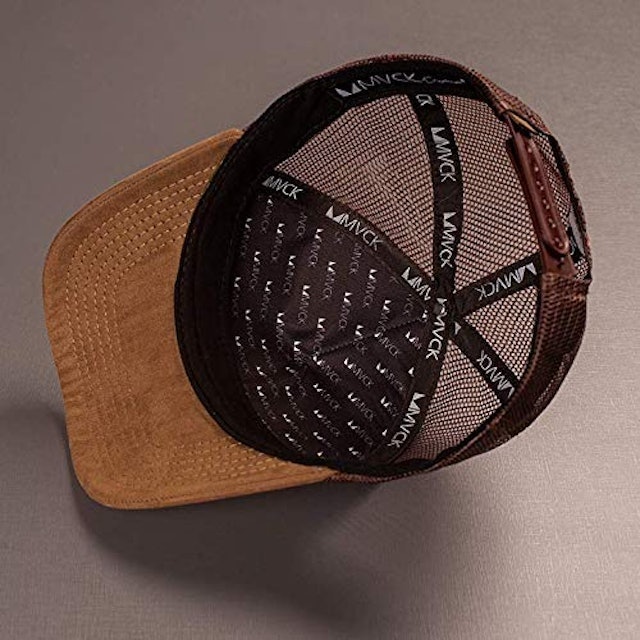 Boné Trucker Aba Curva MVCK Caramelo 2