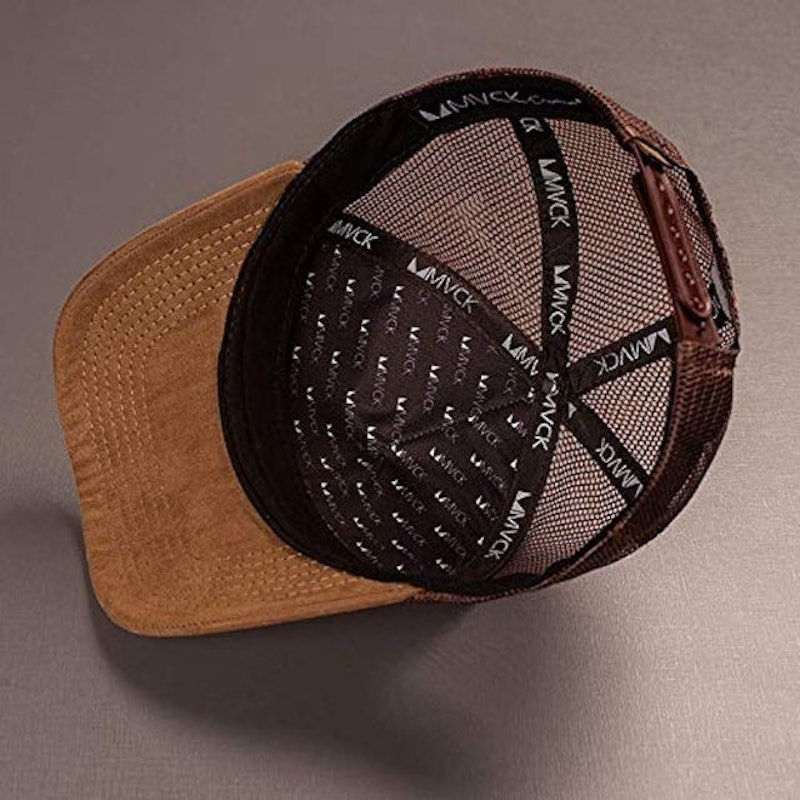 Boné Trucker Aba Curva MVCK Caramelo 2