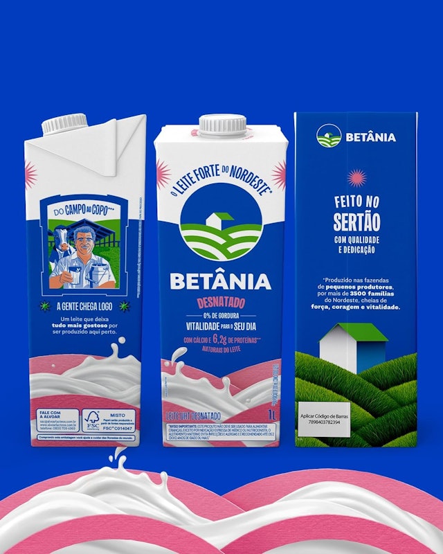 Leite UHT Desnatado Betânia 5