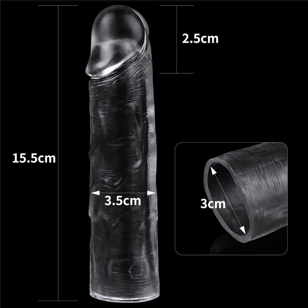 Capa Peniana em Jelly Ultra Realista 5
