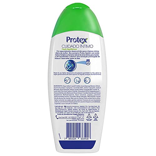 Sabonete Íntimo Líquido Protex Cuidado Íntimo Fresh Equilibrium 2