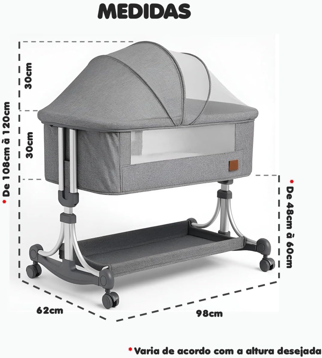 Berço de Balanço para Bebês Pipdip 2