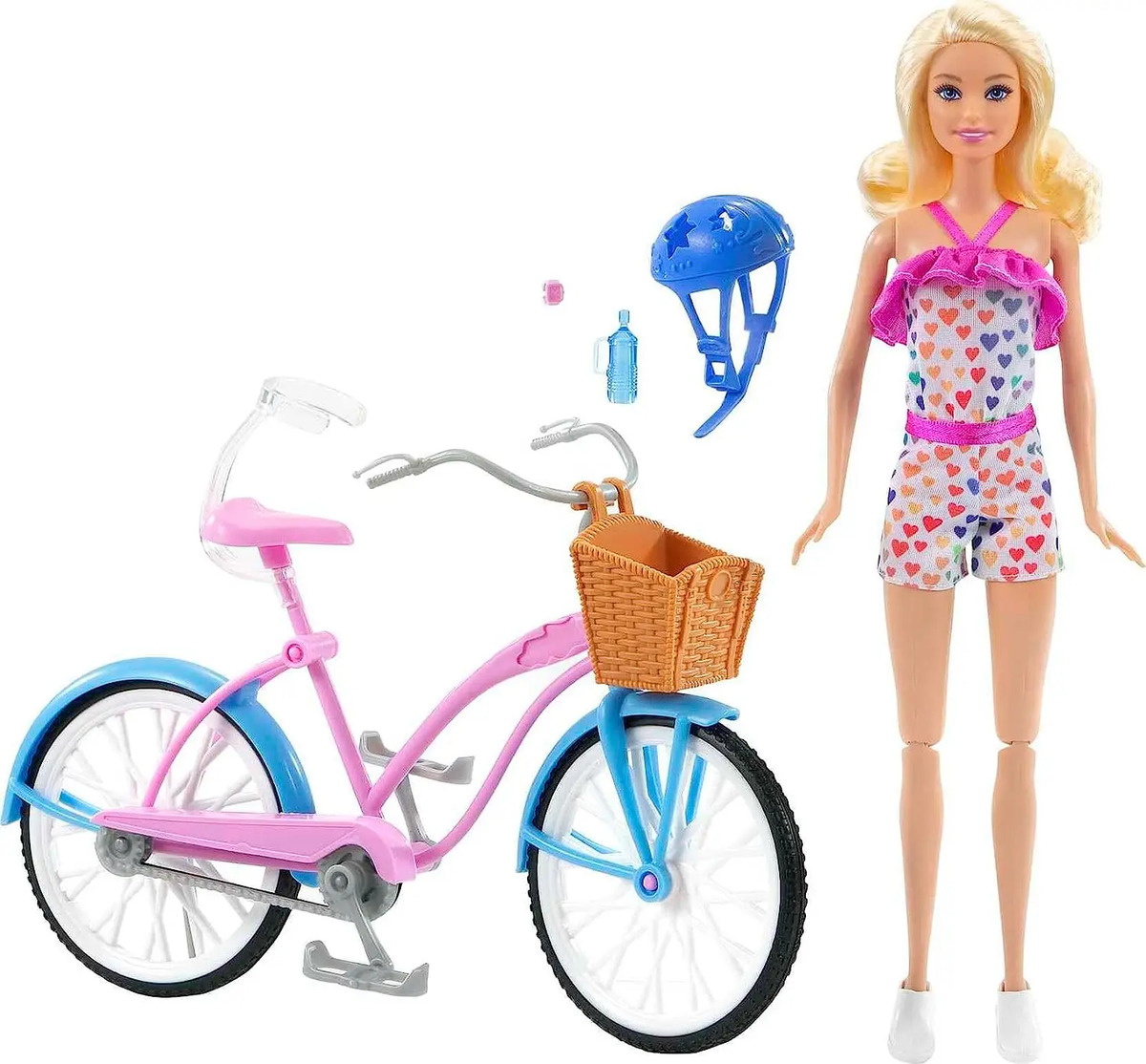 Barbie Conjunto de Brinquedo Bicicleta com Boneca 3