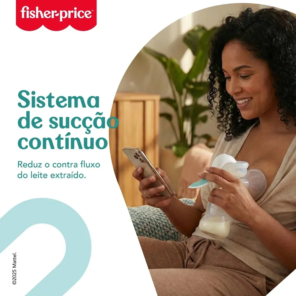 Bomba de Leite Materno Manual 130 ml com Sucção Suave 5