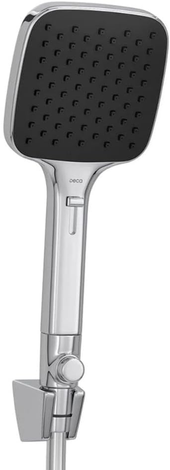 Chuveiro Retangular de Parede 20 cm com Desviador Cromado Flex Plus 3