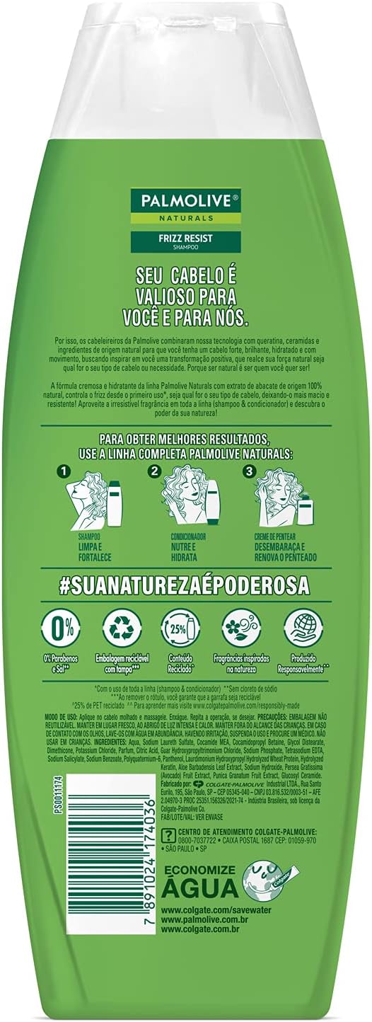 Shampoo Palmolive Frizz Resist 2