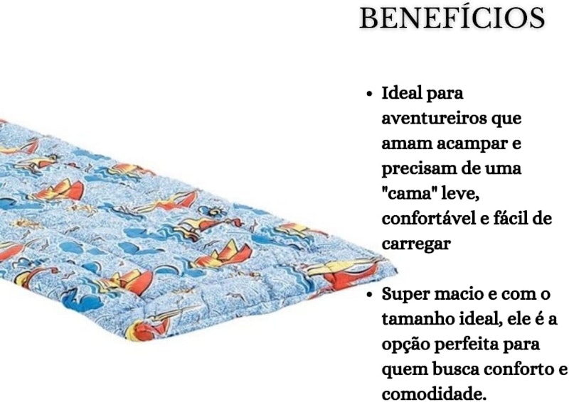 Colchonete para Camping 5