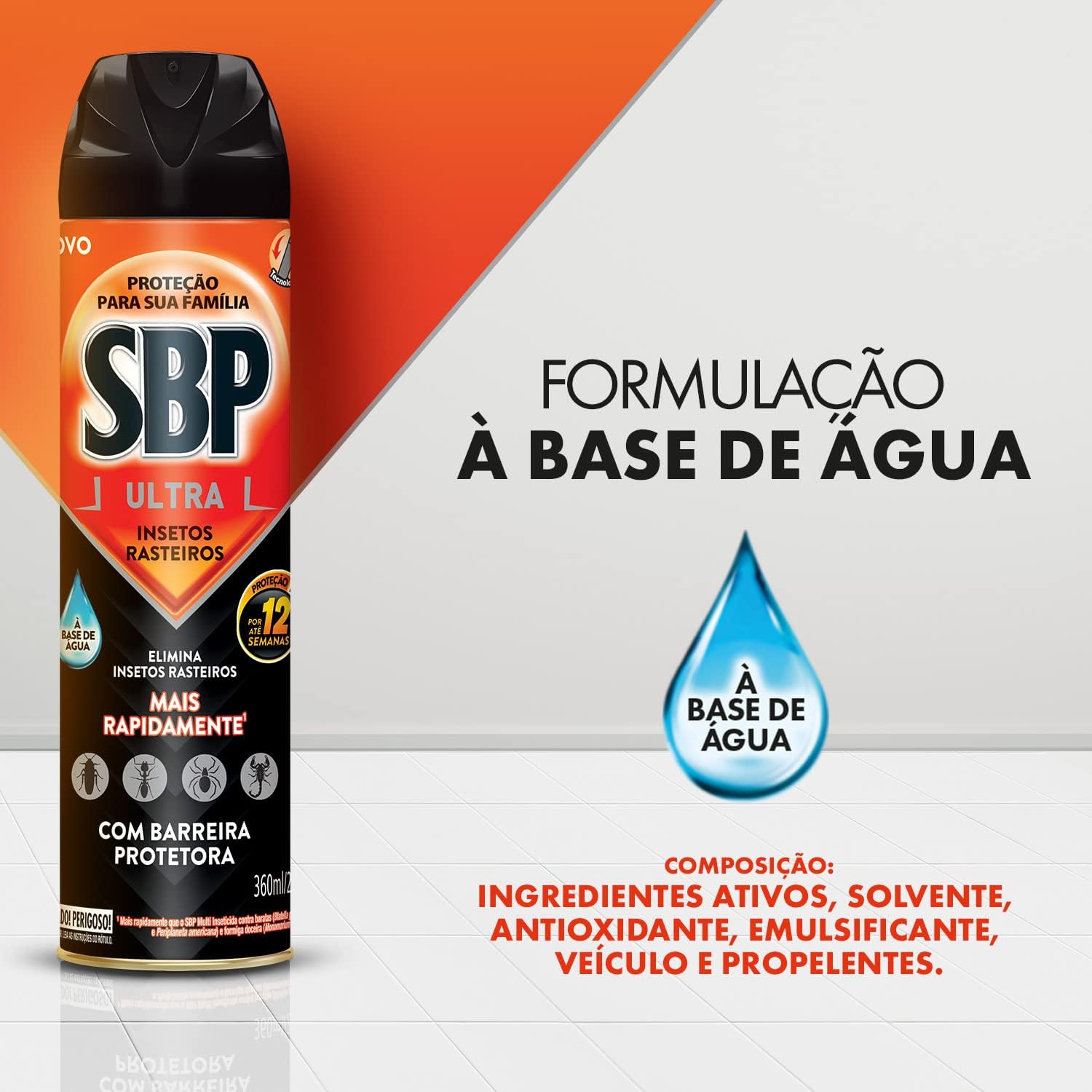 SBP Aerossol Ultra Barreira Ativa para Insetos Rasteiros 4