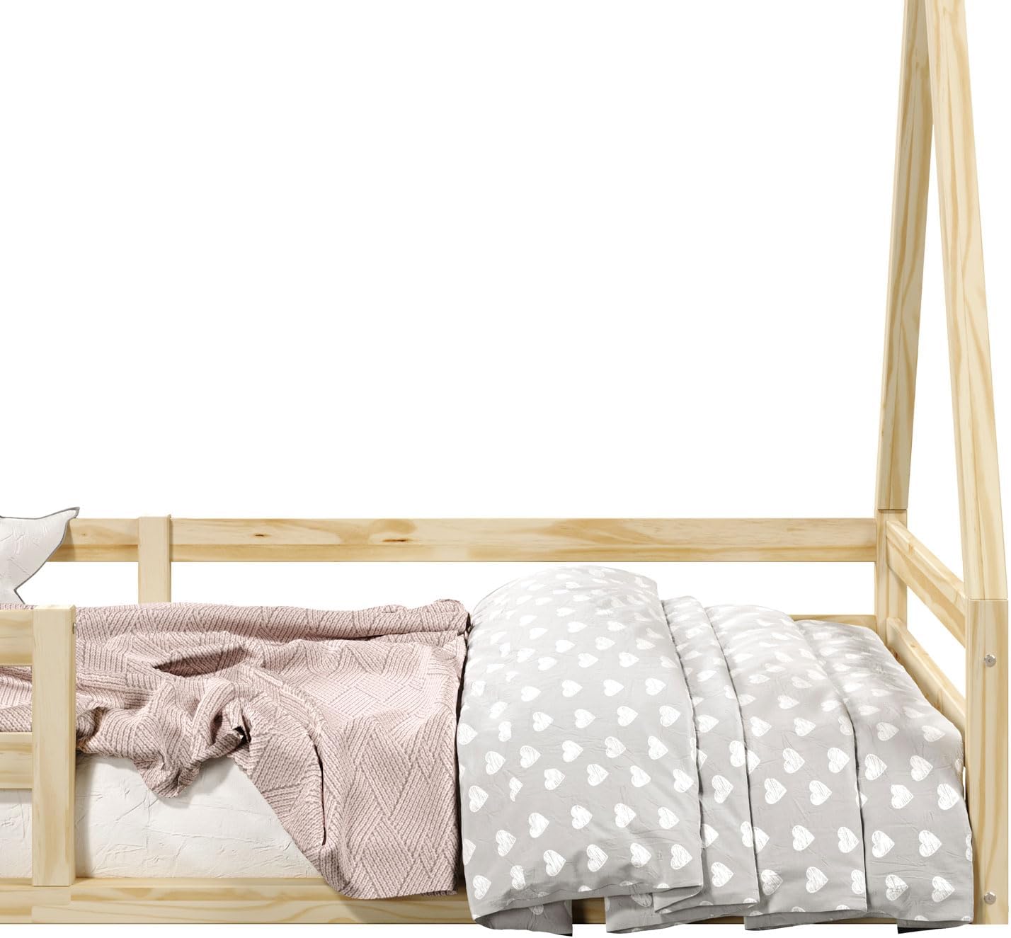 Cama Montessoriana Madeira Maciça Casa Estrado Sila 5