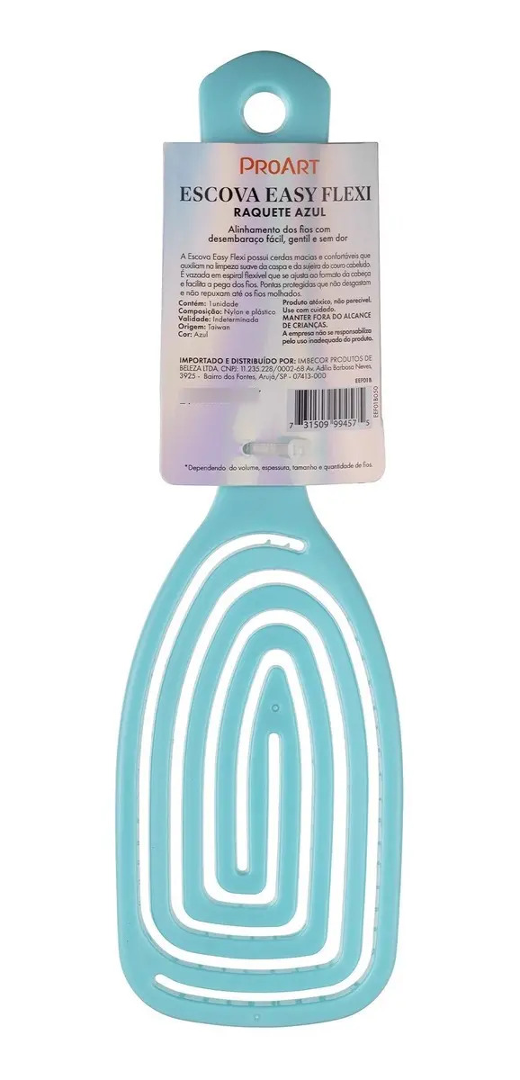 Escova Raquete Easy Flexi 3
