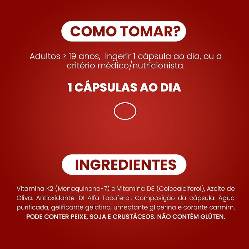 Vitamina D3 + K2 MK7 2000 UI 100 mcg Bigens 4