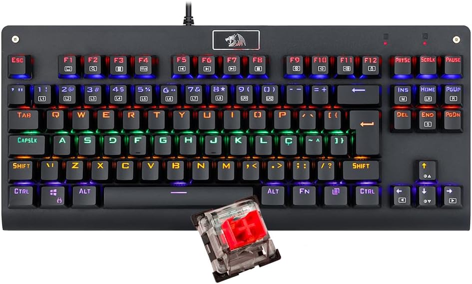 Teclado Gamer Redragon Dark Avenger RGB 1